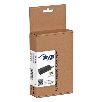5. Akyga AK-ND-52 Netzteil für IBM, Lenovo Notebooks (19,5 V; 6,15 A; 120 W; Slim Tip, quadratisch, gelb)