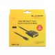 3. DeLOCK 2 m, externe USB-Grafikkarte mit 24+1 USB-Anschlüssen (USB-C/DVI), 3840 x 2160 Pixel, Schwarz