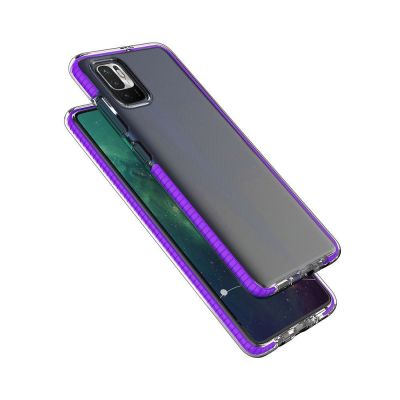4. Spring Case Silikon Gel Handyhülle Schutzhülle für Xiaomi Redmi Note 10 5G / Poco M3 Pro schwarz