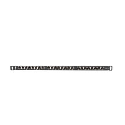 3. Patchpanel Lanberg PPS5-0024-B (0,5U; Kat. 5e; 24x RJ-45)