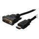Lanberg CA-HDDV-10CC-0018-BK Kabel (HDMI M - DVI-D (18+1) M; 1,8 m; schwarz)
