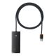 Baseus Lite Series HUB Adapter USB-A auf 4xUSB-A 3.0 5Gb/s schwarz (WKQX030101)