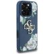 4. Guess Grained Roses Big 4G Logo Hülle für iPhone 16 Pro Max - Blau