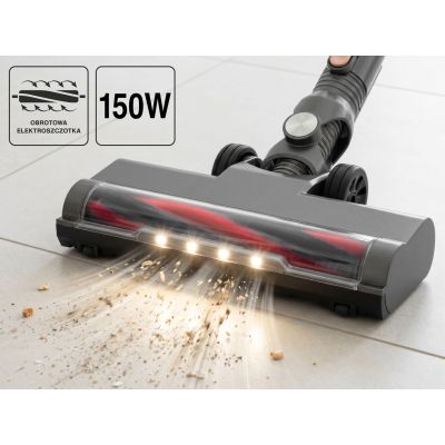 17. ELDOM Akku-Staubsauger OB210 2-in-1 Vertikal- und Handstaubsauger 40 Min. BLDC-Motor Vier Lademöglichkeiten
