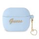 Guess, GUA3LSCHSB AirPods 3 Cover Blau/Blau Silicone Charm Heart Collection