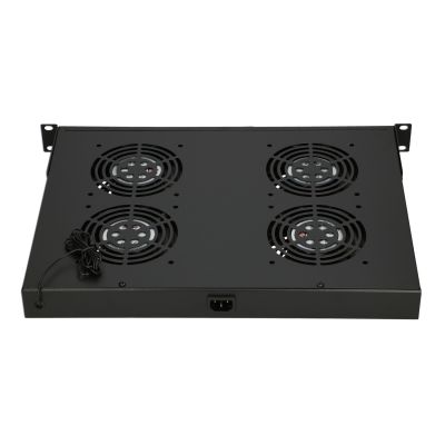 4. Lüfterpanel 19" Extralink EX.14718 mit 4 Lüftern, für freistehende Schränke, mit Thermostat