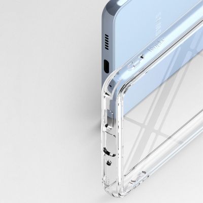 6. Ringke Fusion TPU Hülle mit Rahmen für Samsung Galaxy A73 transparent