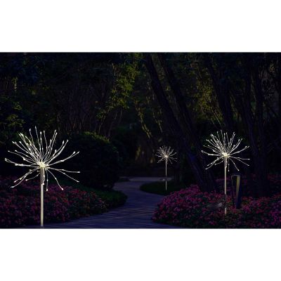 15. Solarlampe Löwenzahnbaum Feuerwerk 80cm 90 LED