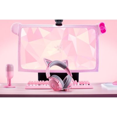 2. Gaming-Headset Razer Kraken Kitty V3 X, kabelgebunden, Over-Ear, Mikrofon, Quartz