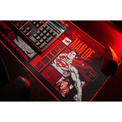 6. Numskull Games 154923 Gaming-Mauspad, Schwarz, Mehrfarbig, Rot