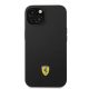 3. Ferrari FEHMSIP14MBK iPhone 14 Plus 6.7" schwarz/schwarz Hardcase Silikon Metall Logo Magsafe