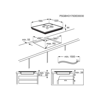 2. ELECTROLUX EIV644 Induktionskochfeld