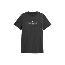 T-shirt 4F M H4L22-TSM354 dark gray melange