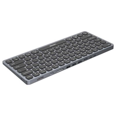 6. UNITEK D1092A USB-Tastatur Amerikanische Internationale Grau
