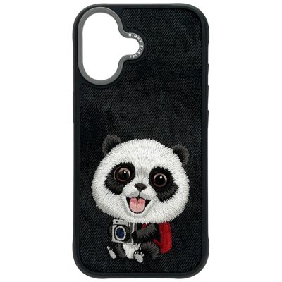 3. Nimmy Big Eyed Pet 2.0 Panda Hülle für iPhone 17 - Schwarz