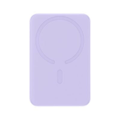 2. Baseus Magnetic Mini Inductive Powerbank 10000mAh 20W - Lila + USB-C - USB-C Kabel