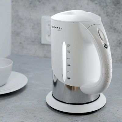 6. SMAPP 1,7L Akku-Wasserkocher Weiß