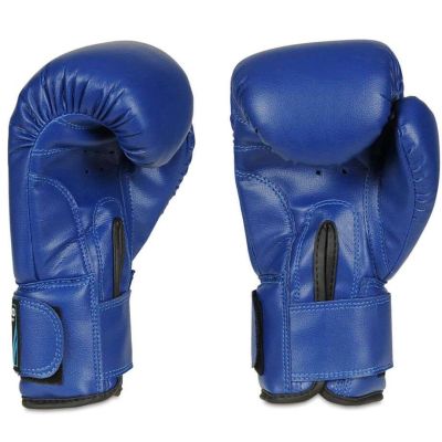 14. 6oz Boxhandschuhe für Kinder - 4Fighter Blau