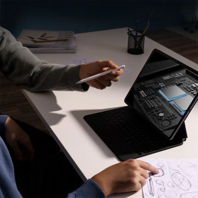 9. Baseus Smooth Writing 2 Aktiv-Stift mit kabelloser induktiver Ladefunktion – Weiß