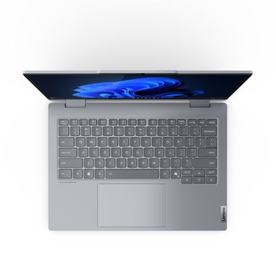 8. Lenovo ThinkBook 14 G5 2-in-1 Ultra 7 255U, 14 Zoll WUXGA Touch IPS-Display (300 Nits, glänzend), 16 GB DDR5-5600 SSD, Intel-Grafikkarte, 1080p-Kamera, 60 Wh-Akku, Windows 11 Pro, Luna Gray, 3 Jahre Vor-Ort-Service