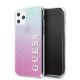 Guess GUHCN65PCUGLPBL iPhone 11 Pro Max Rose Blau/Rosa Blau Hartschalenetui Glitter Gradient