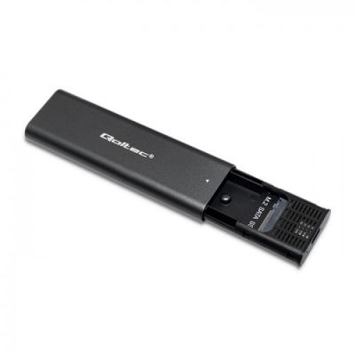 10. QOLTEC M.2 SATA SSD-Gehäuse | NGFF | USB Typ C