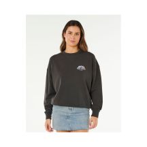 RIP CURL Bells Heritage Crew Damen-Sweatshirt Schwarz