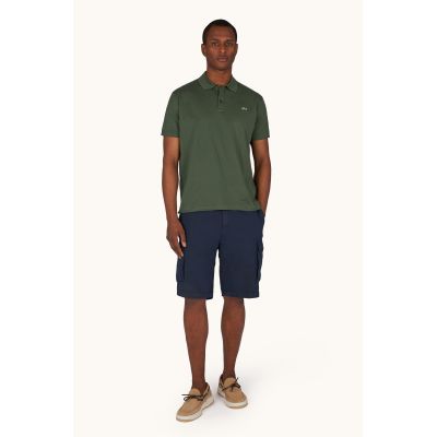 6. Paul&Shark Herren-Poloshirt, olivgrüne Baumwolle, 99311001-89 – klassisch, sportlich elegant