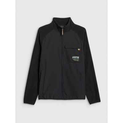 7. Herren-Fleecejacke mit Stehkragen, regulär, Größe 4F 4FRAW25TFLEM446-20S