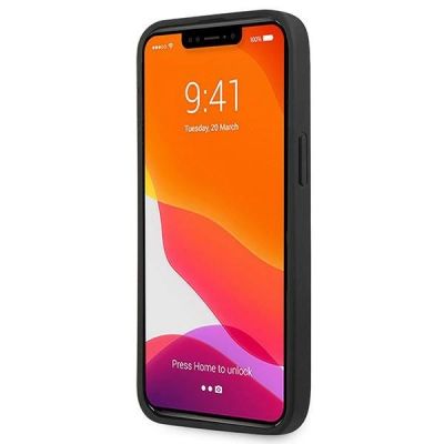 5. Mercedes MEHCP13LPSQRE iPhone 13 Pro / 13 6,1" czerwony/red hardcase Leather Stars Pattern