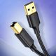 8. Ugreen USB Typ B Kabel für Drucker (männlich) – USB 2.0 (männlich) 480 Mbit/s 1 m schwarz (US135 20846)