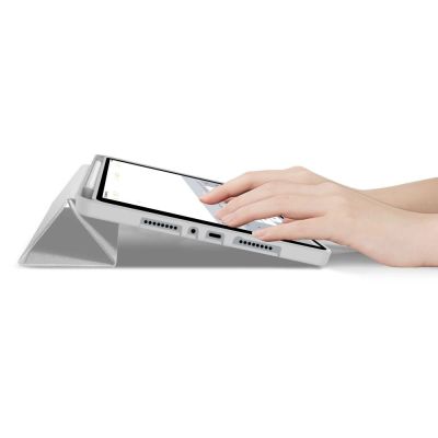 8. TechProtect SmartCase Stifthülle für Xiaomi Poco Pad M1 / ​​​​​​Redmi Pad 2 Pro 12.1 – Grau
