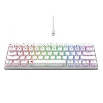 2. Havit KB903L Gaming-Tastatur (Transparent Weiß)
