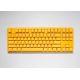 9. Ducky One 3 Gelbe TKL Gaming-Tastatur USB Deutsch Gelb