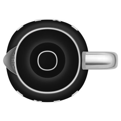 41. SMEG Mini-Wasserkocher 0,8L schwarz Schwarz (KLF05BLEU)