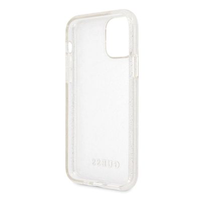 4. Guess GUHCN65PCGLSI iPhone 11 Pro Max Silber/Silber Hartschale Glitter