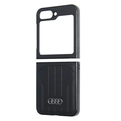 6. Audi Kunstleder MagSafe Case für Samsung Galaxy Z Flip 6 - Schwarz