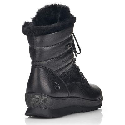 9. Remonte W RKR629B isolierte Lederstiefelette, schwarz