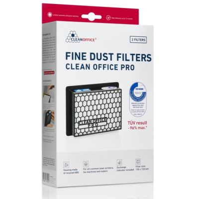 Clean Office Pro Feinstaubfilter Abluftfilter 2 Stück.