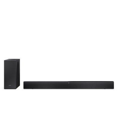 5. Sharp 2.1 Dolby Atmos/DTS Virtual:X Soundbar mit schlankem kabellosem Subwoofer | HT-SBW310 Lautsprecher | 330 W | Bluetooth-Konnektivität | Kabellose Verbindung