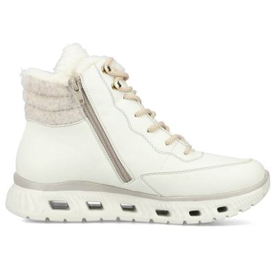 31. Rieker W RKR720 isolierte Sportstiefel, weiß