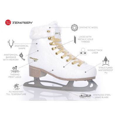 12. Tempish Fine W 1300001616 Eiskunstlaufschlittschuhe