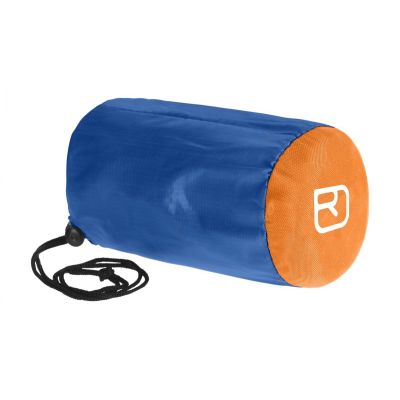 2. ORTOVOX Bivy Ultraleichter rechteckiger Schlafsack für Erwachsene aus Polyurethan, Silberblau, Orange