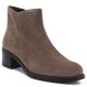 Damen-Ankle-Boots aus Leder mit Blockabsatz, beige, Sergio Leone BT-52-S