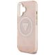 6. Guess IML Metal Glitter 4G Circle Triangle MagSafe Hülle für iPhone 16 - Pink