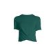 CASALL Delight Short Wrap Tee grün