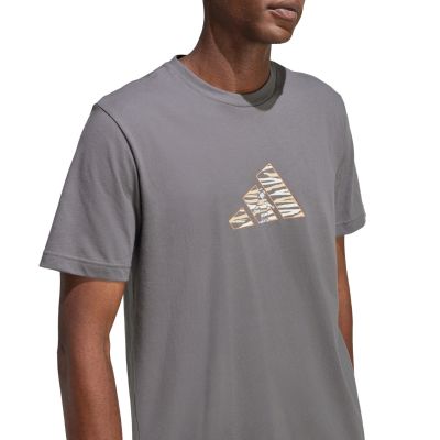 4. adidas Camo Explorer Graphic Herren-T-Shirt Grau JZ7501