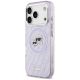 2. Karl Lagerfeld IML Glitter Karl & Choupette Heads Logo MagSafe Case für iPhone 17 Pro Max - Lila