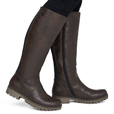 5. Rieker 78554-25 wasserdichte, isolierte, braune Gummistiefel