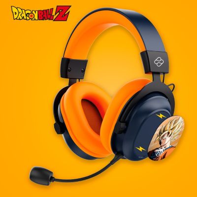 2. Blade DB2001 Kopfhörer/Headset, kabelgebunden & kabellos, Gaming-Kopfbügel, USB Typ-C, Bluetooth, Schwarz, Grau, Orange